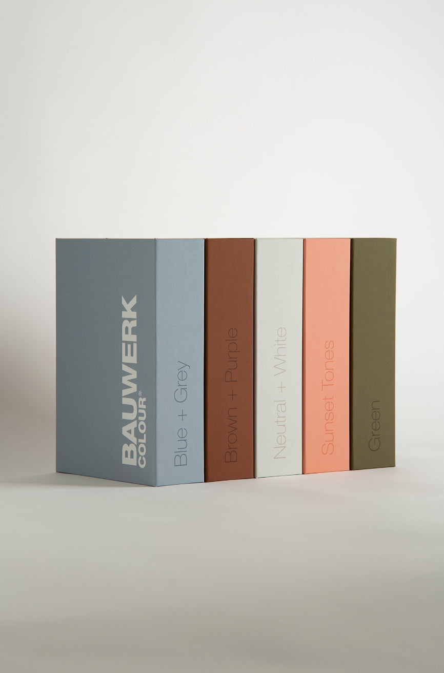 Five Box Sets of Limewash Paint Swatches | © Bauwerk Colour